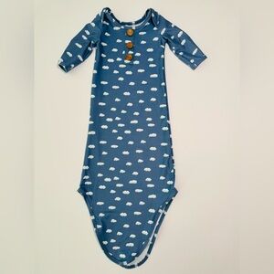 Caden Lane Blue Cloud Sleep Gown Newborn